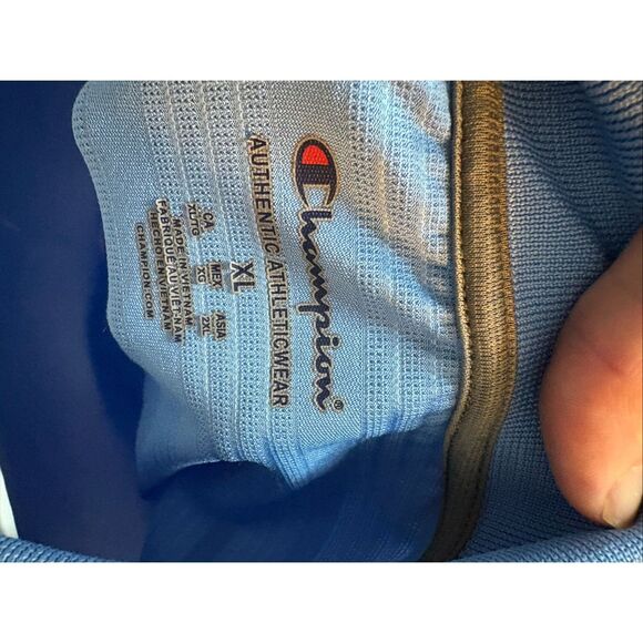 Champion UNC Light Blue Golf Shirt. Size XL - Picture 2 of 7
